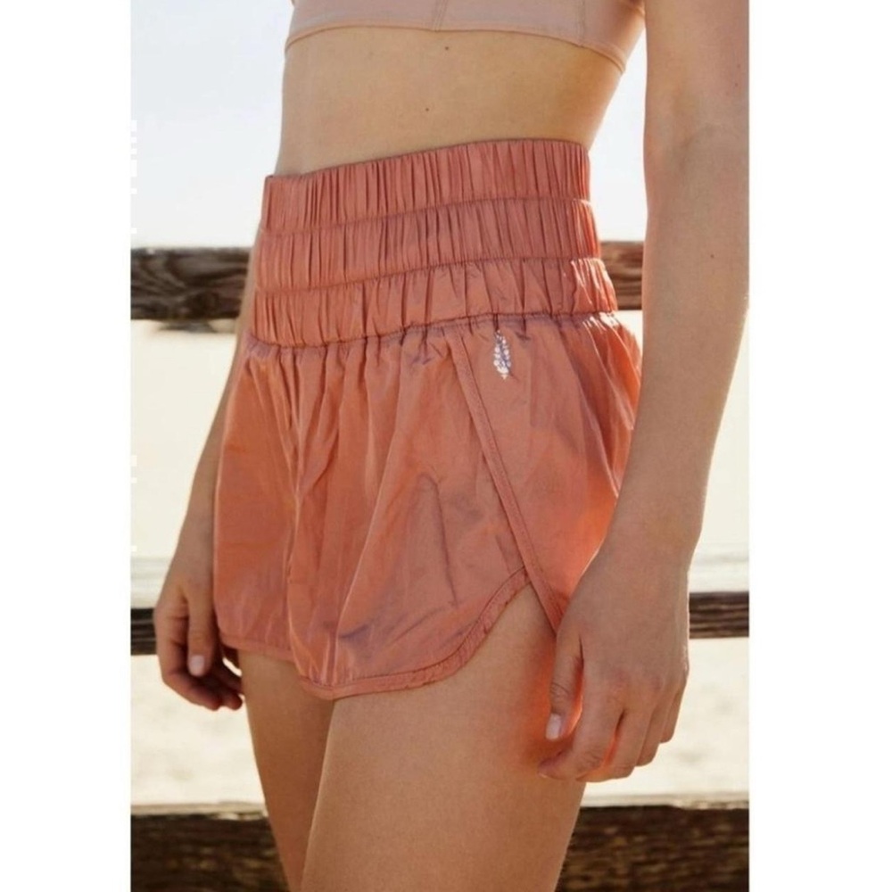 Free People FP Movement The Way Home Short Brushed Apricot